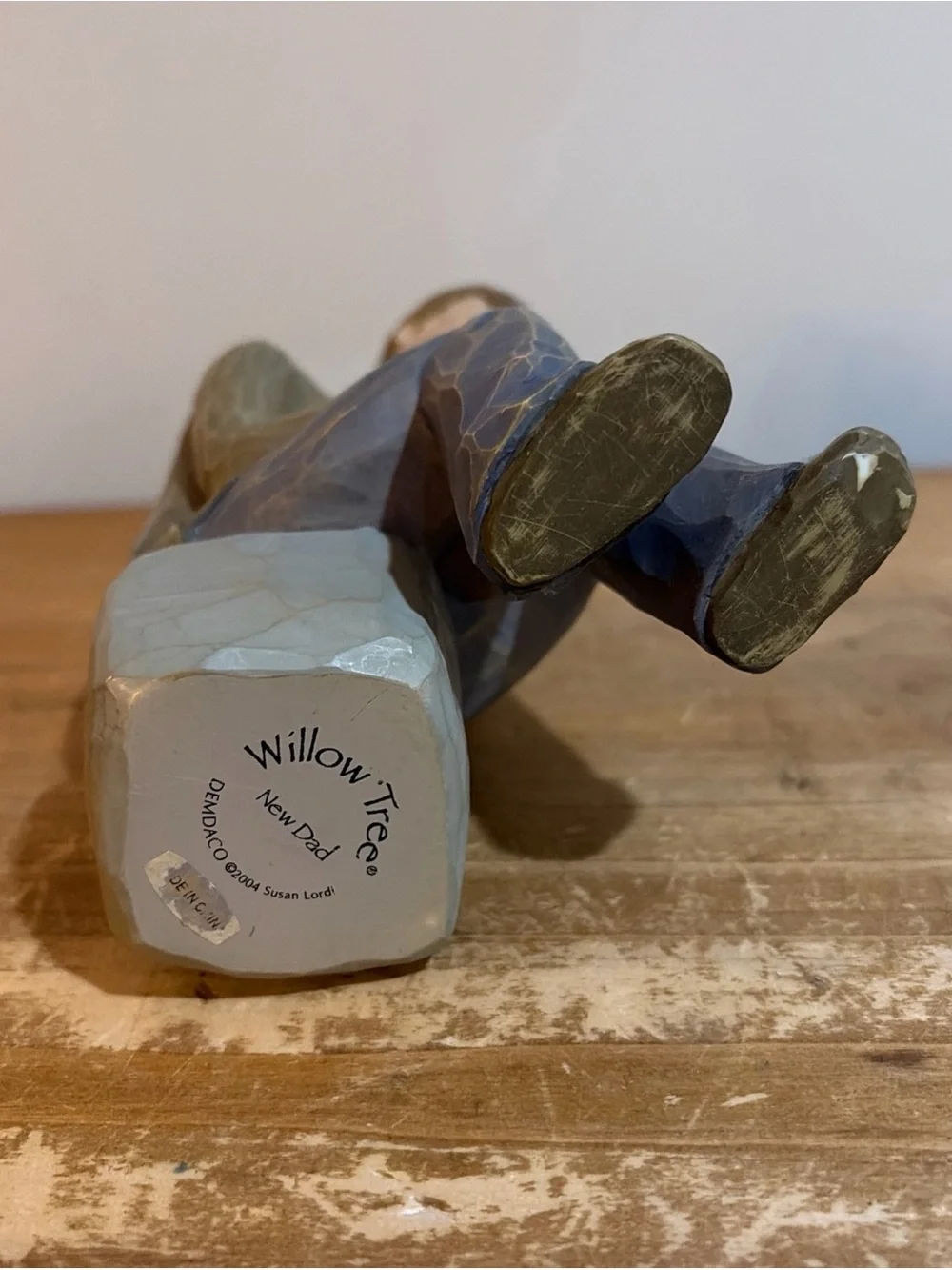 Willow Tree Figurine New Dad 2004 Demdaco DAD & BABY Artist Susan Lordi